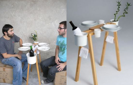 Table gain de place La Vie Boheme pour petits espaces