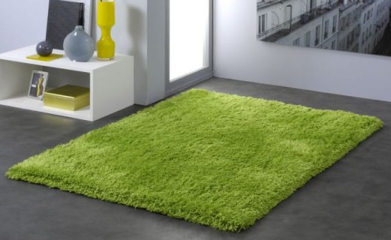 tapis-vert-en-polyester-raven-200-x-290